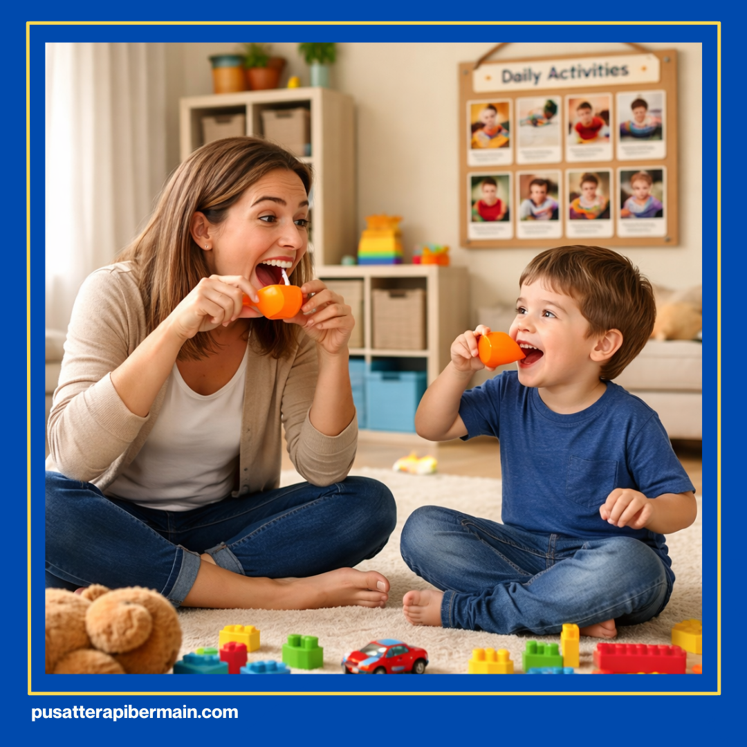 cara terapi wicara untuk anak autis